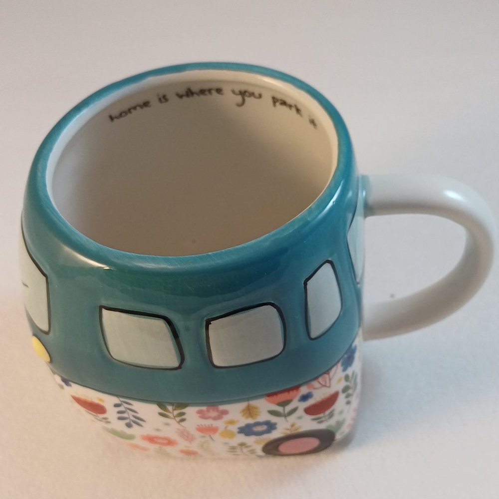 NWT Large Van Camper Motorhome Camping Coffee Tea Mug Home is Where You Park It - Picture 2 of 16
